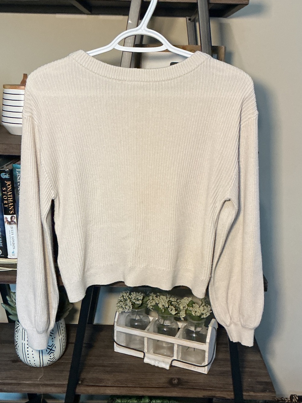 Lululemon Reversible Crossover Sweater White Opal